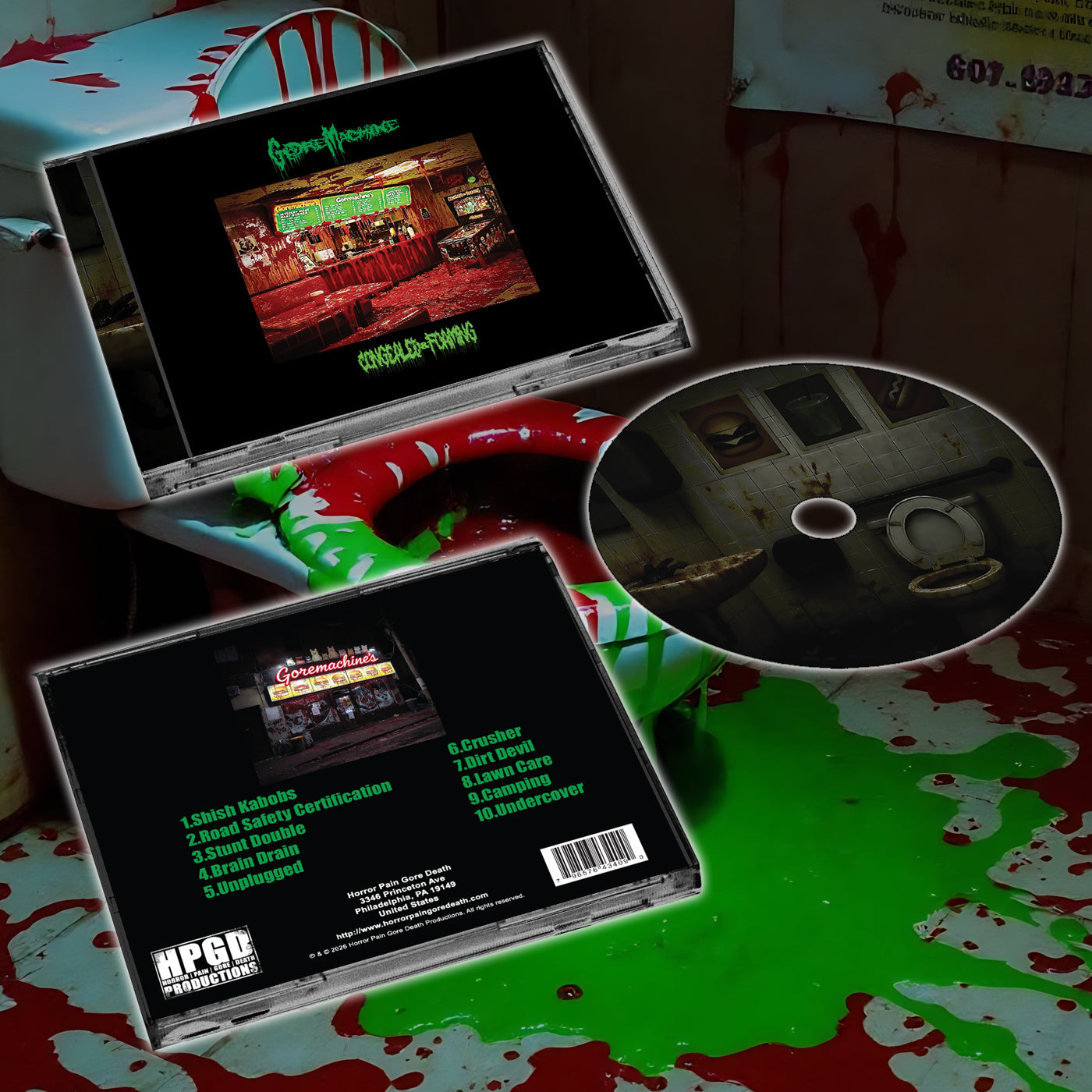 GORE MACHINE - Congealed And Foaming CD [New]