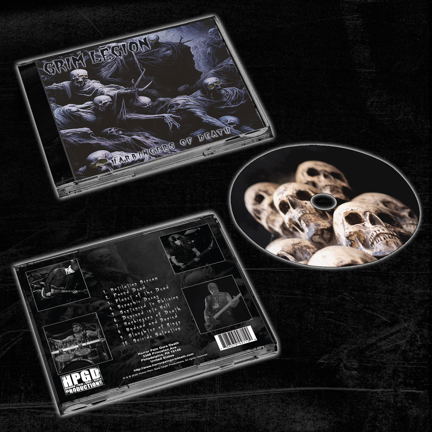 GRIM LEGION - Harbingers Of Death CD [New]