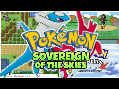 Pokemon Sovereign of the Skies GBA ROM Hack Video Game Gameboy Advance