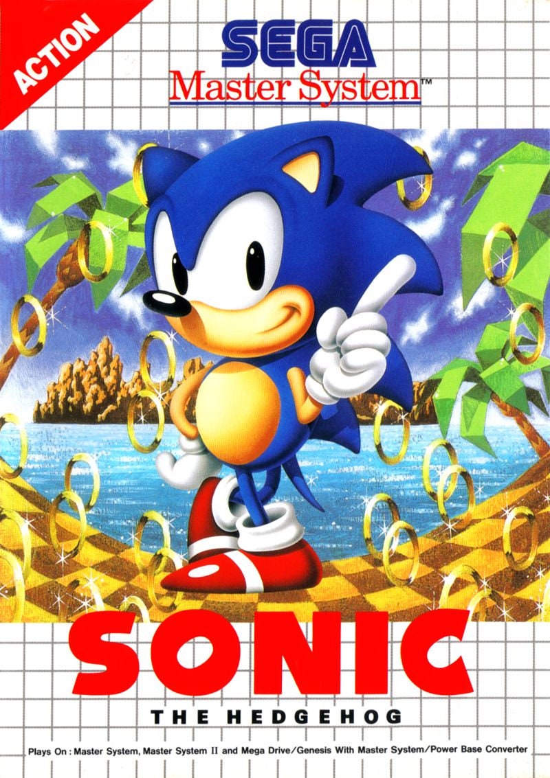 Sonic the Hedgehog (US Version) (Sega Master System)
