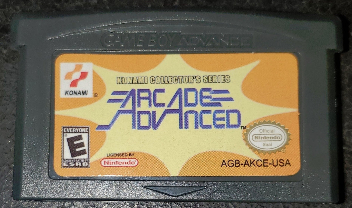 Konami Collector's Series Arcade Advanced GBA Video Game Boy Advance