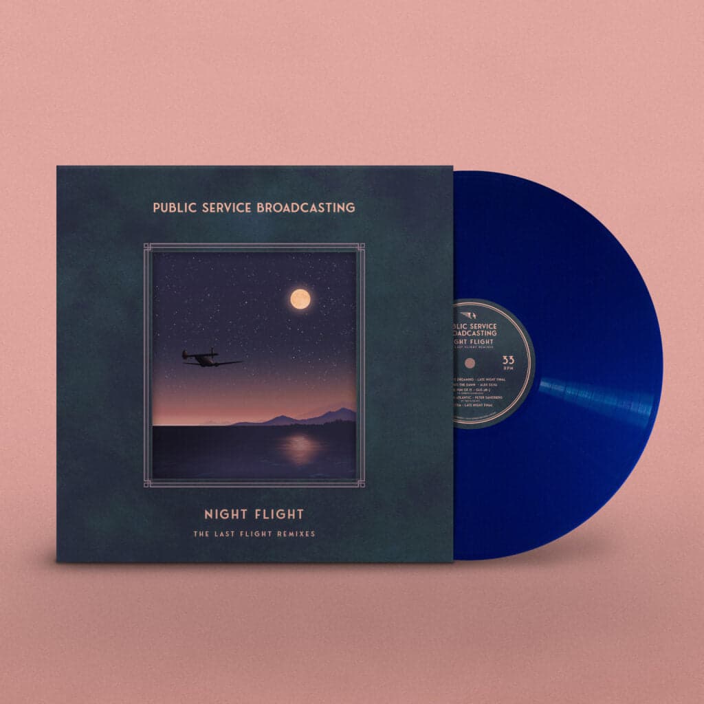 Public Service Broadcasting - Night Flight: The Last Flight Remixes (Blue) (Uk) [LP] Vinyl Record