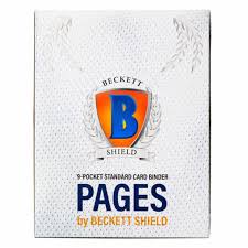 Beckett Shield 9-Pocket Pages 100 Count