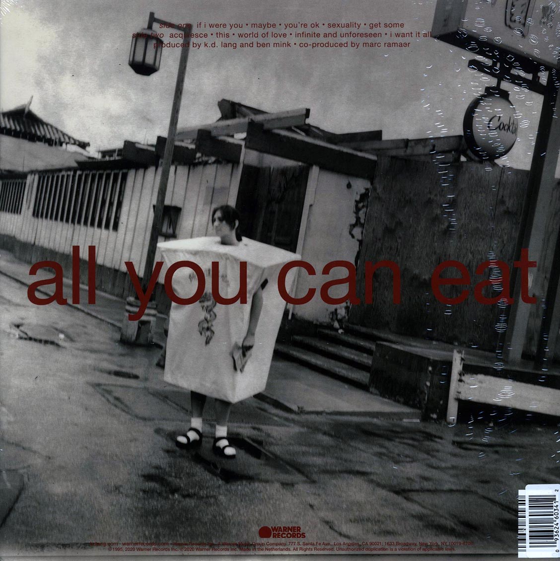 k.d. lang - All You Can Eat [2021 Color Reissue] [New Vinyl Record LP]