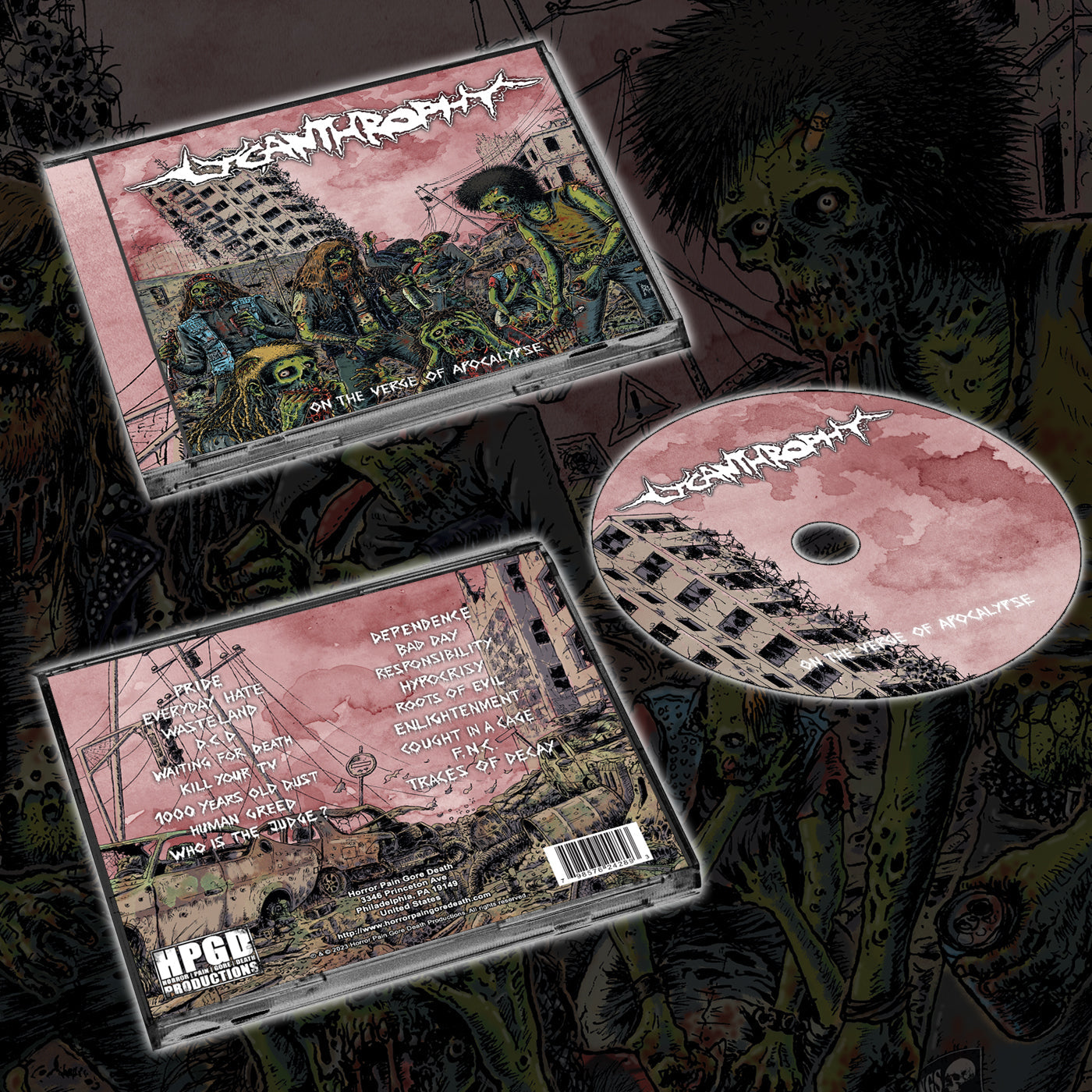 LYCANTHROPHY - On The Verge Of Apocalypse CD [New]