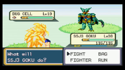 DBZ Team Training GBA ROM Hack Video Game Cartridge Pokemon