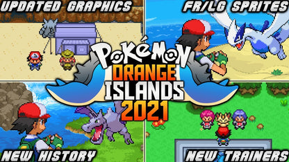 Pokemon Orange Islands GBA ROM Hack Video Game Custom Gameboy Advance Spanish