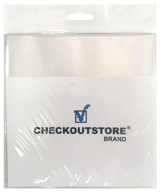 Clear Plastic OPP for 7" Vinyl 45 RPM Record Album Covers Budget (Outer Sleeves)