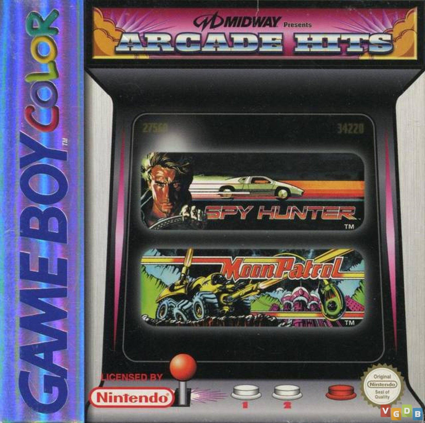 Midway presents Arcade Hits: Moon Patrol / Spy Hunter (Gameboy Color)