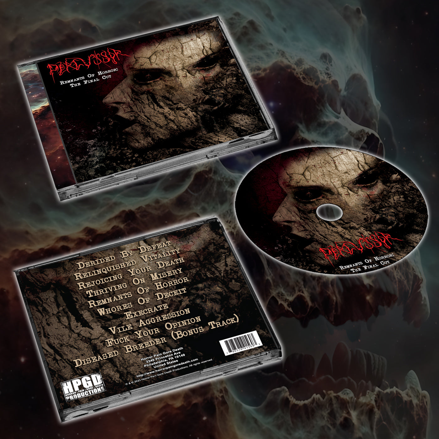 PERCUSSOR - Remnants Of Horror: The Final Cut CD [New]