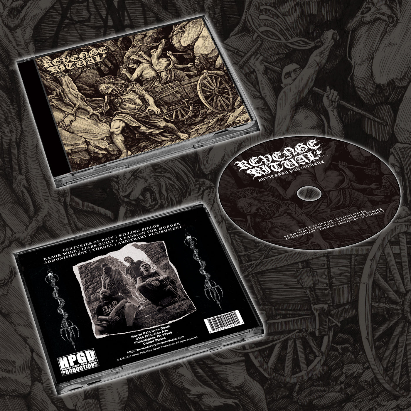 REVENGE RITUAL - Arbitrary Punishment CD [New]