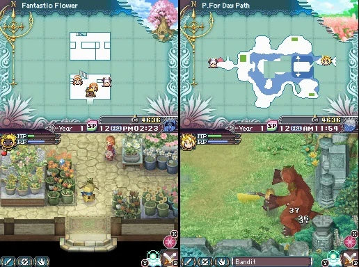 Rune Factory A Fantasy Harvest Moon NDS Video Game Nintendo DS 2006