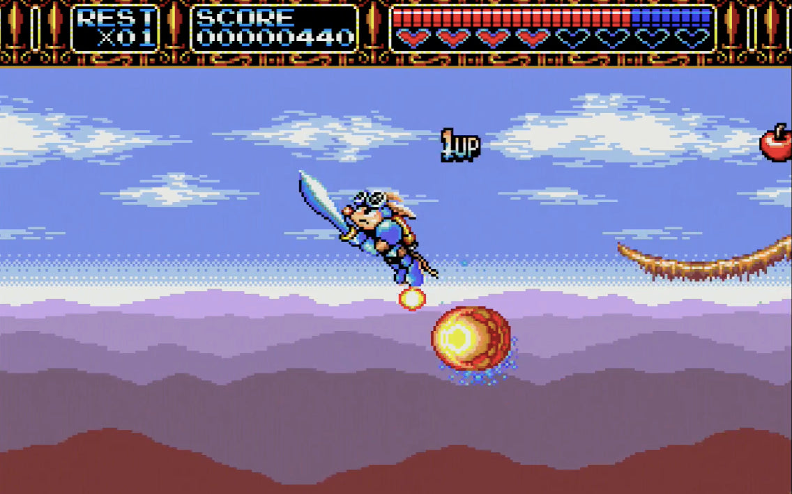 Rocket Knight Adventures Sega Genesis Mega Drive Video Game Cartridge