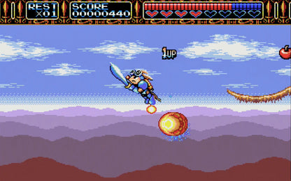 Rocket Knight Adventures Sega Genesis Mega Drive Video Game Cartridge