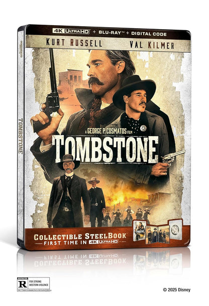 Tombstone - Limited Edition Steelbook (4K Ultra HD + Blu-ray + Digital)