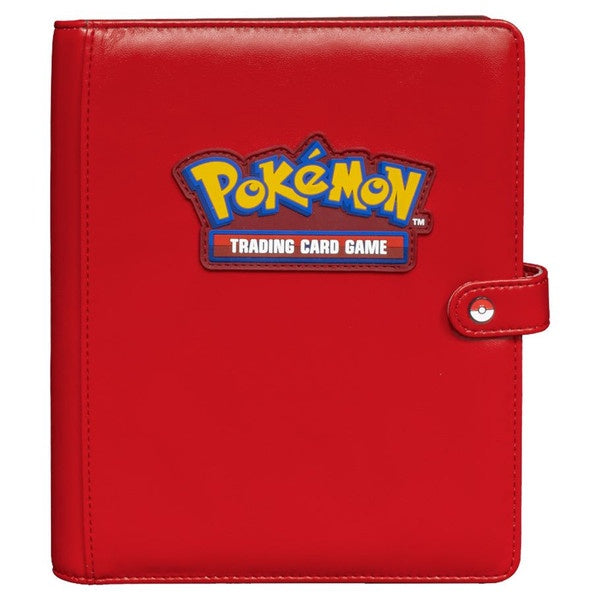 Binder 4 Pocket Pokemon Premium Snap Binder Red