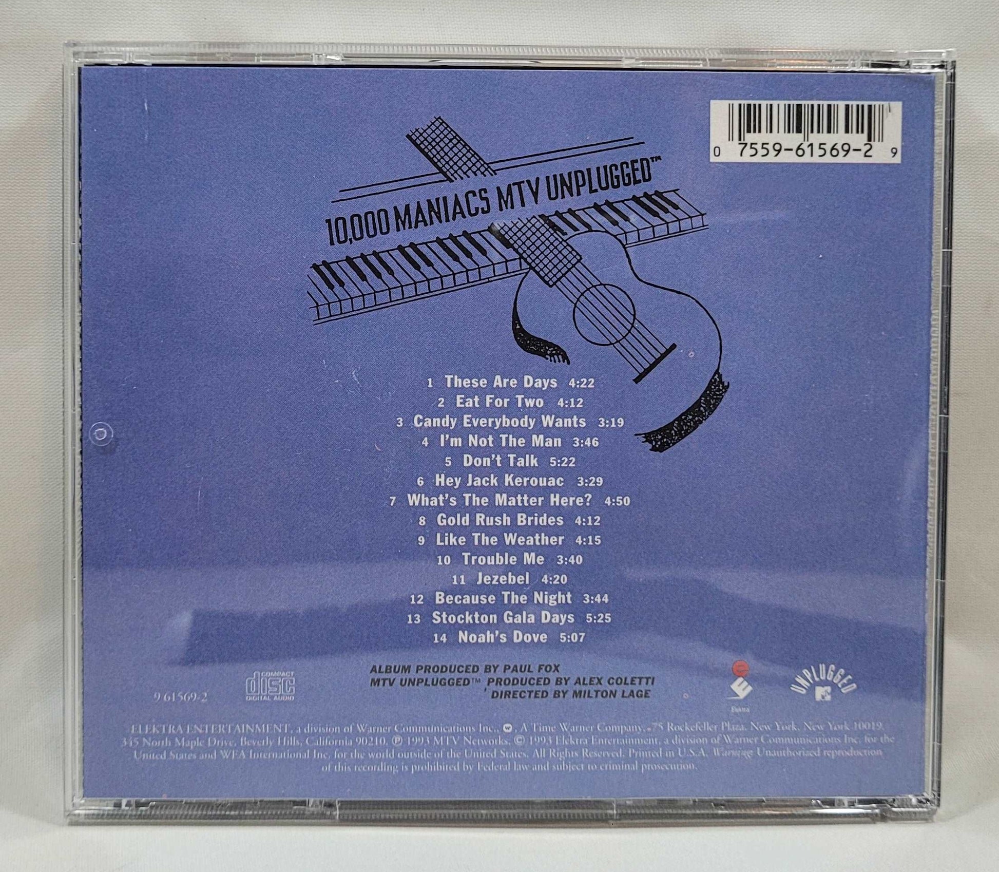 10,000 Maniacs - MTV Unplugged [1993 Used CD]