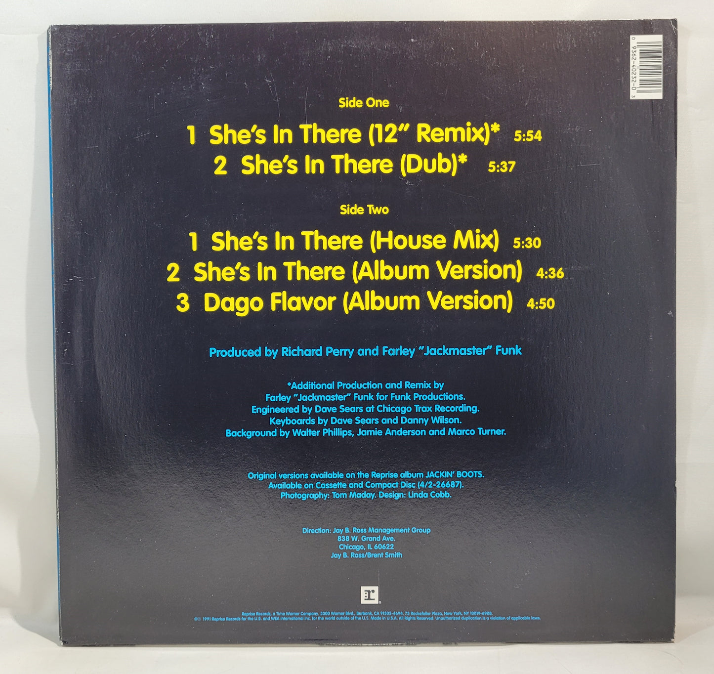 4 PM - She's in There [1991 Promo] [Used Vinyl Record 12" Single] [B]