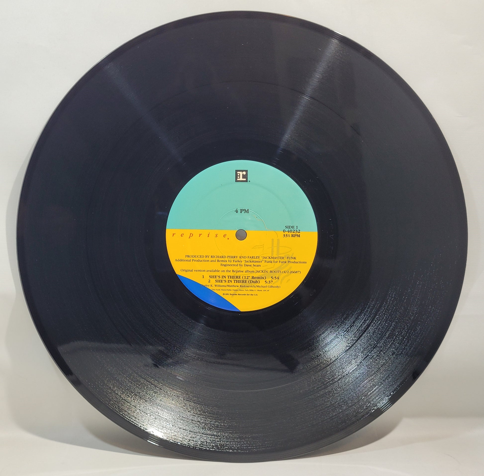 4 PM - She's in There [1991 Promo] [Used Vinyl Record 12" Single] [B]