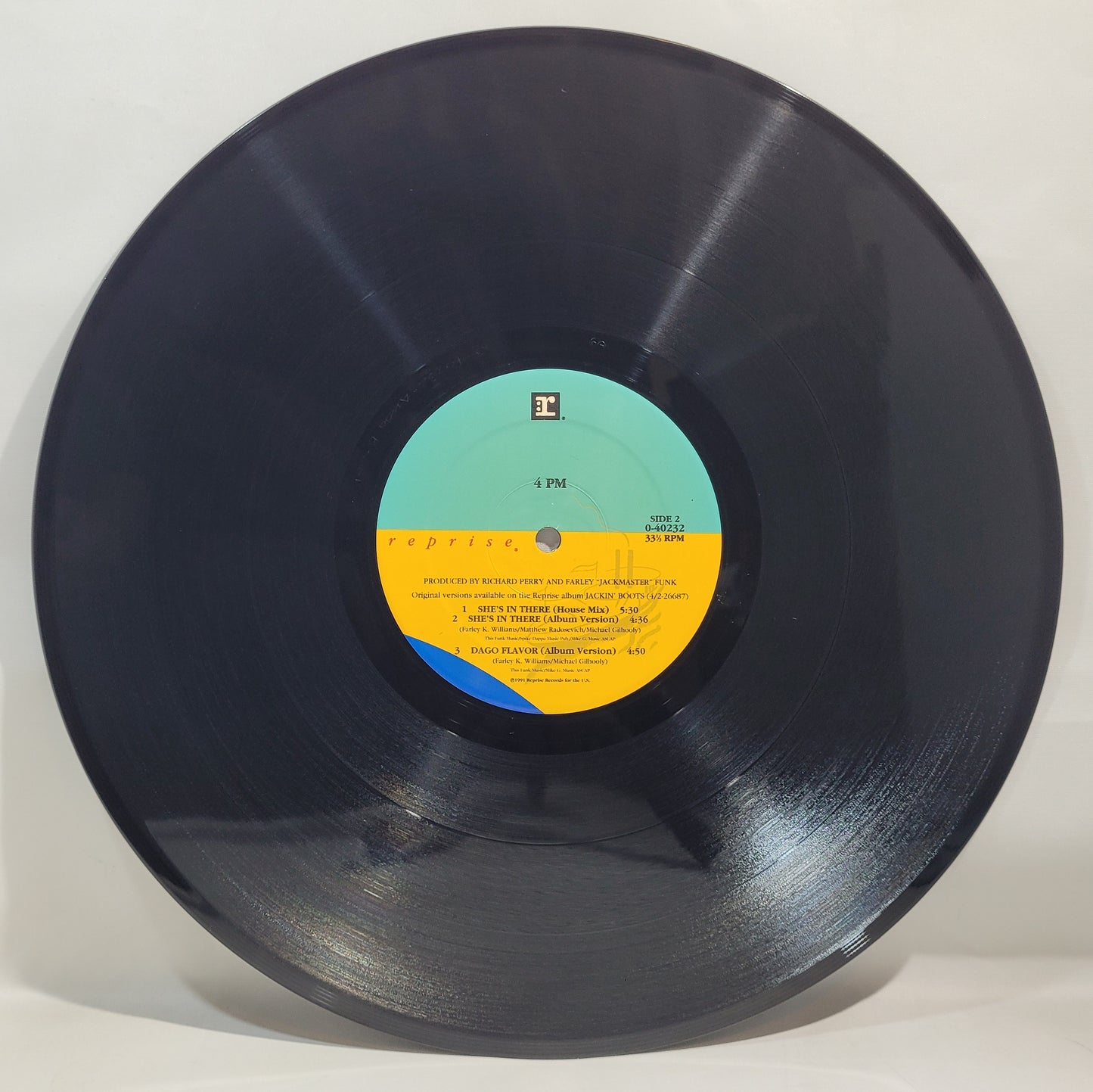 4 PM - She's in There [1991 Promo] [Used Vinyl Record 12" Single] [B]