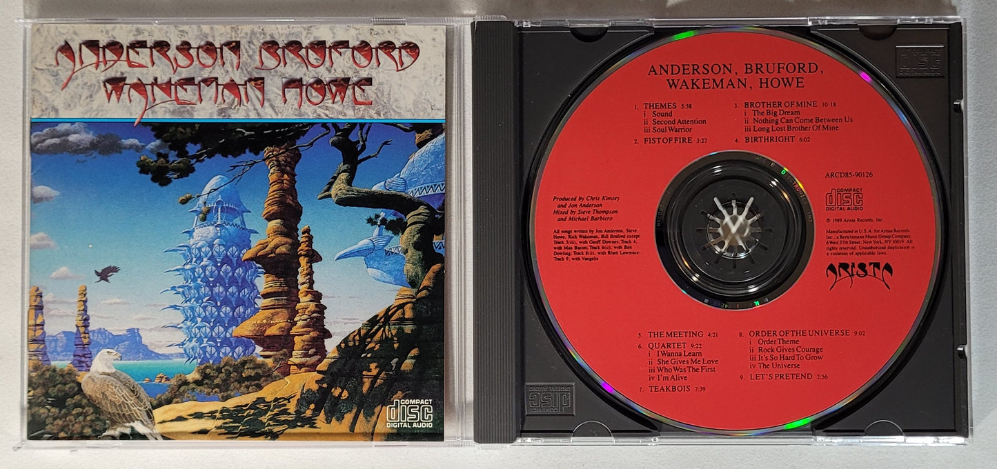 Anderson Bruford Wakeman Howe - Anderson Bruford Wakeman Howe [1989 Used CD] [B]