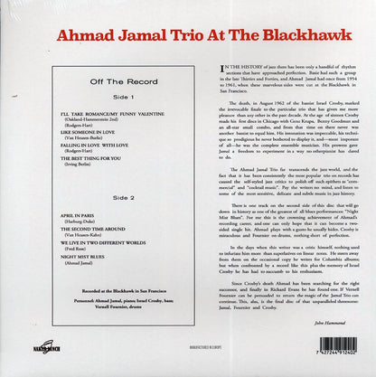 Ahmad Jamal Trio - At the Blackhawk [2022 Reissue] [New Vinyl Record LP]