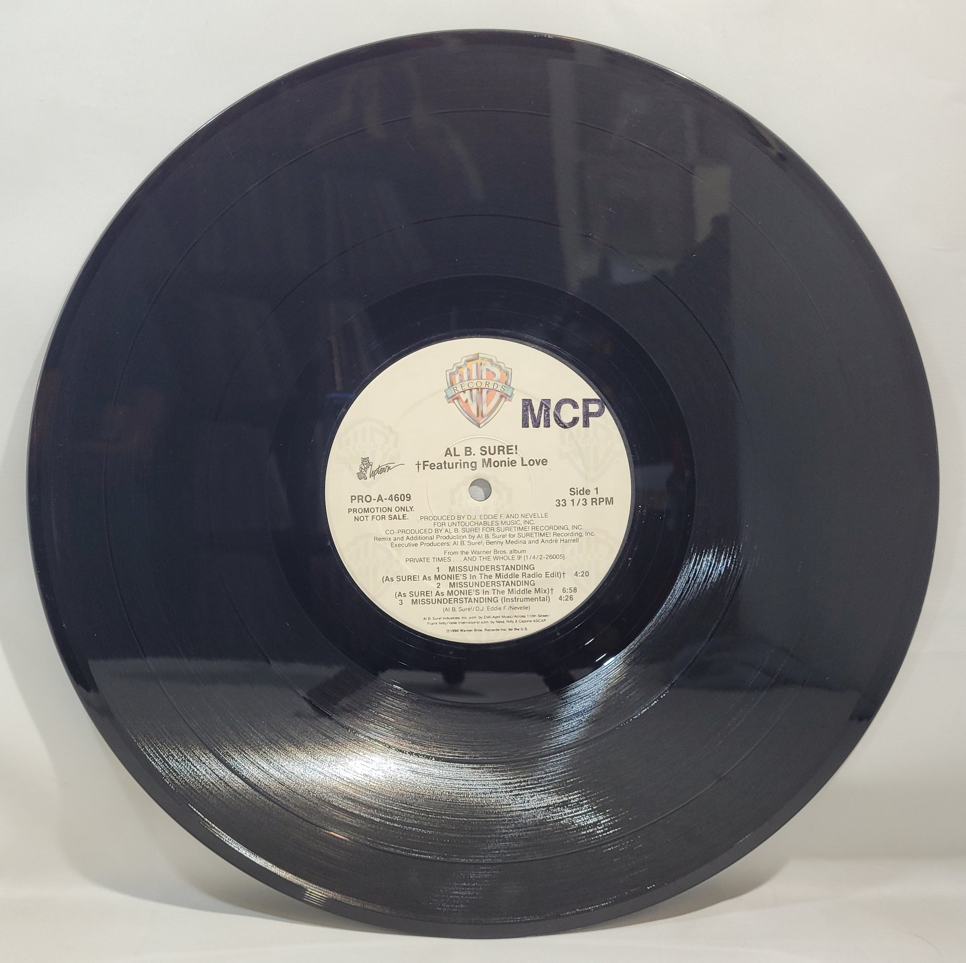 Al B. Sure! - Misunderstanding [1990 Promo] [Used Vinyl Record 12" Single]