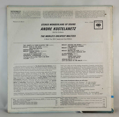 Andre Kostelanetz - Wonderland of Sound - The World's Greatest Waltzes [1963 Used Vinyl Record LP]