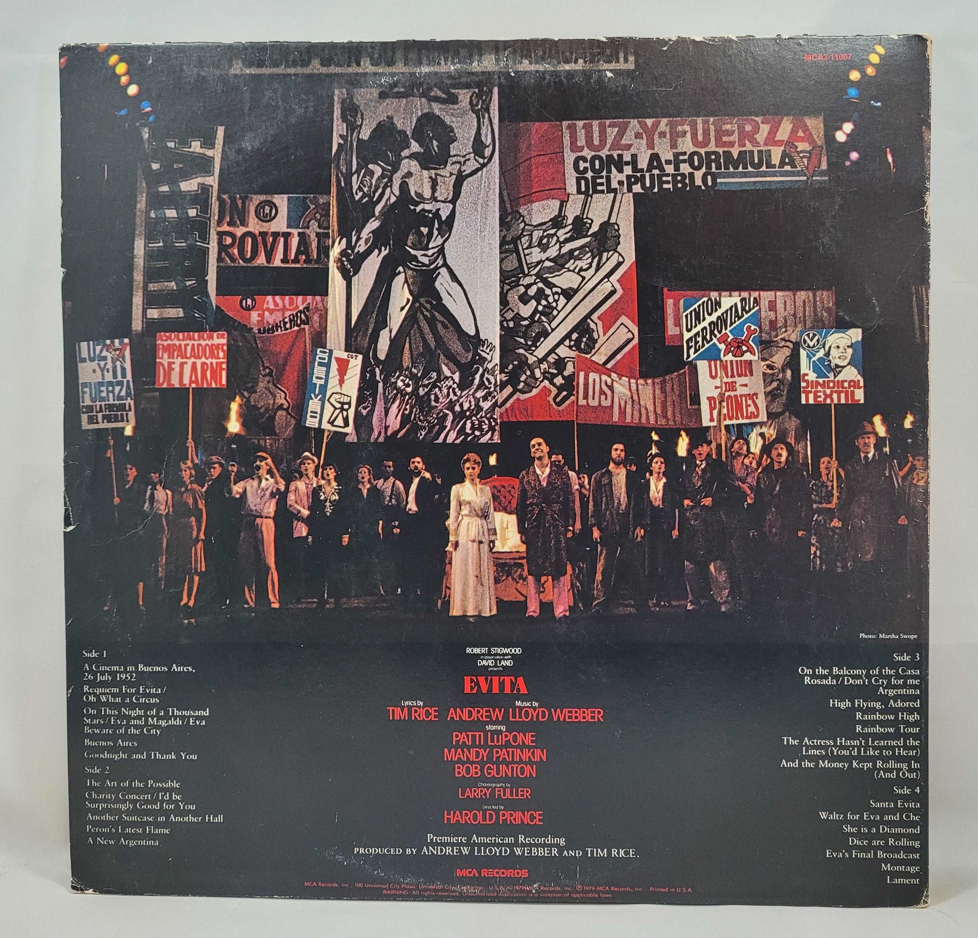 Andrew Lloyd Webber - Evita [1979 Used Double Vinyl Record LP]