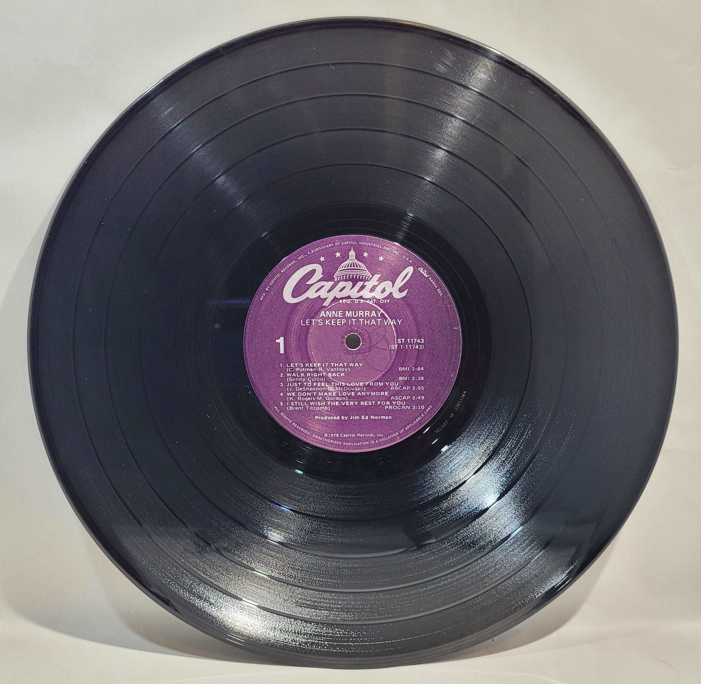 Anne Murray - Let's Keep It That Way [Vinyl Record LP] [B]