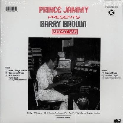 Prince Jammy Presents Barry Brown - Showcase [2021 Limited Reissue Color] [New Vinyl Record LP]