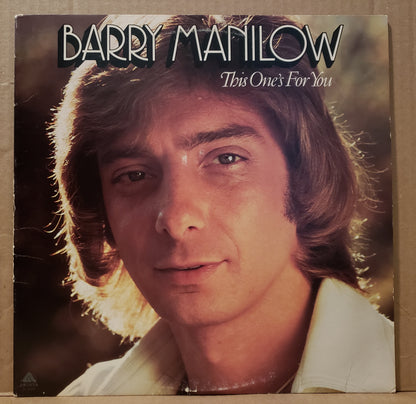 Barry Manilow - This One's for You [1976 Used Vinyl Record LP]