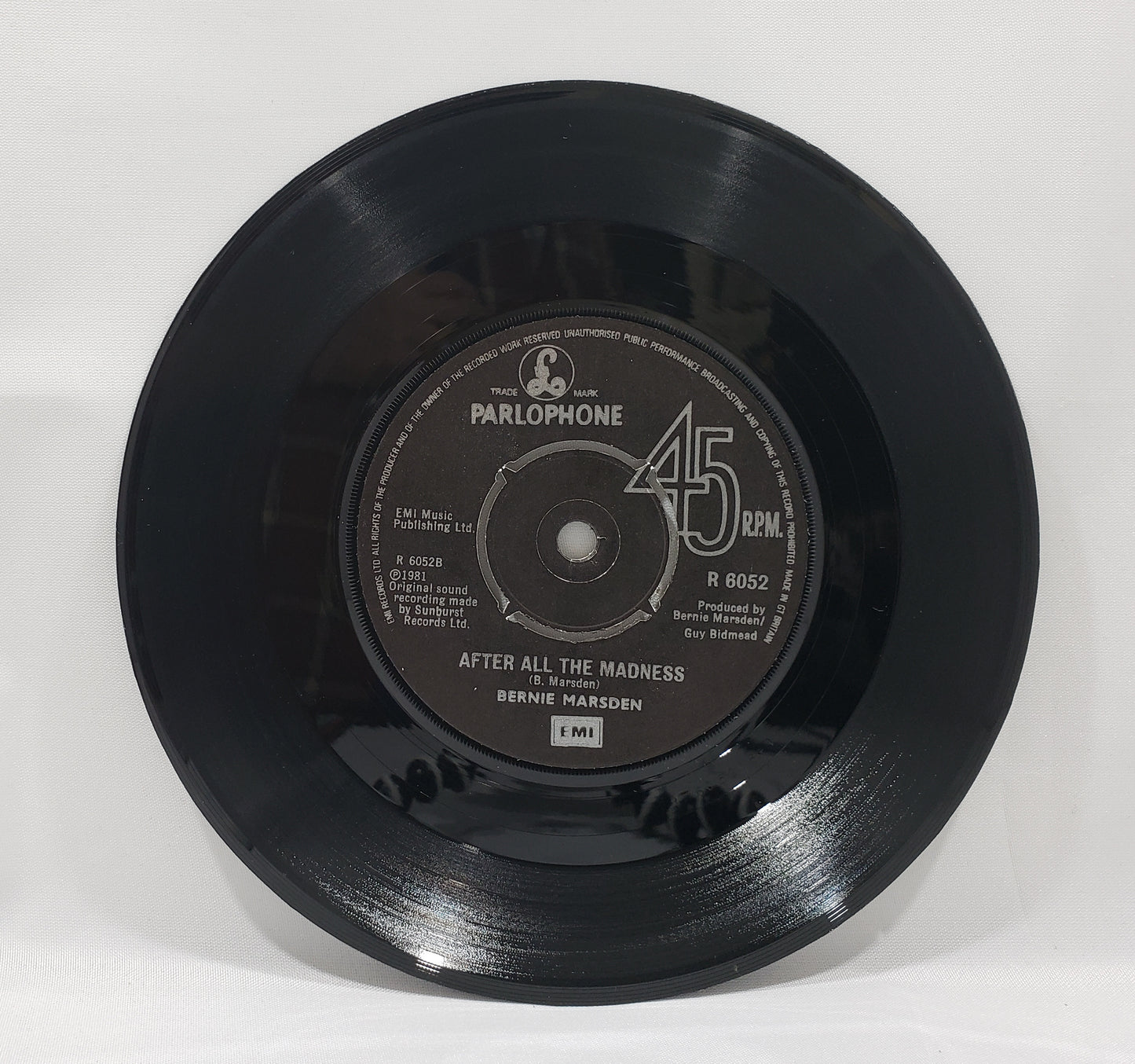 Bernie Marsden - Shakey Ground [1981 Used Vinyl Record 7" 45 Single]