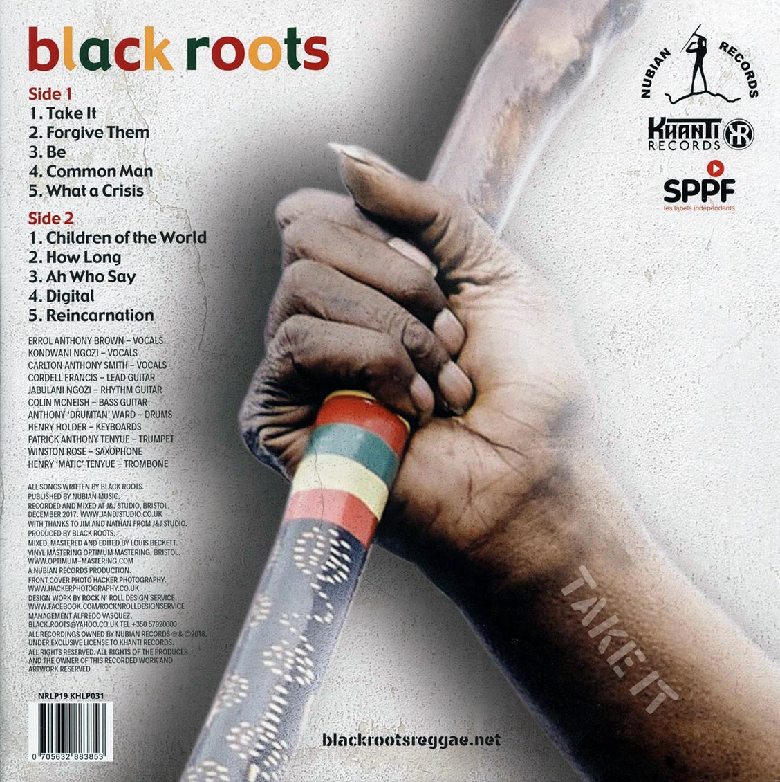 Black Roots - Take It [2018 New Vinyl Record LP]