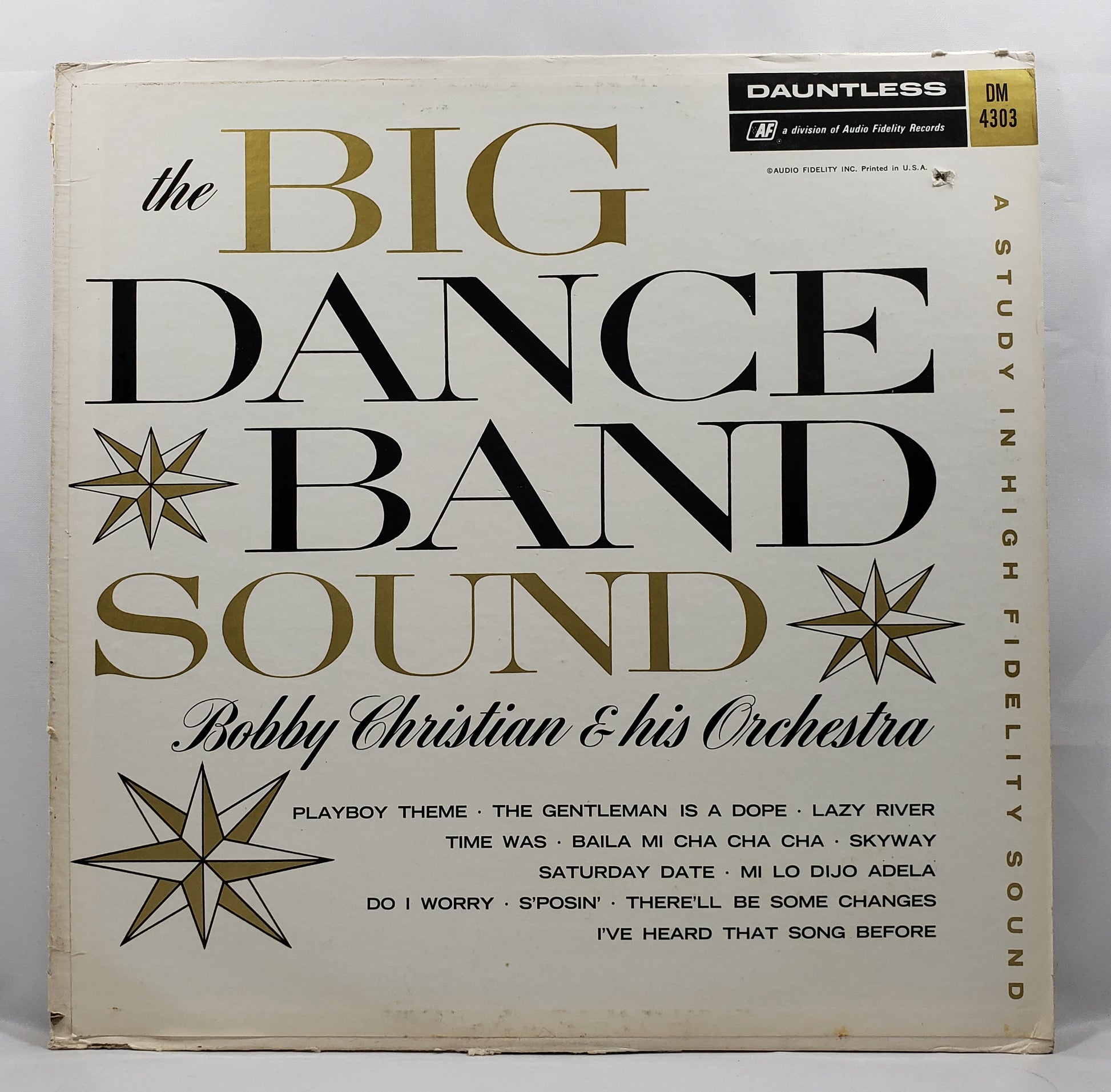 Bobby Christian and His Orchestra - The Big Dance Band Sound [1962 Used Vinyl Record LP]