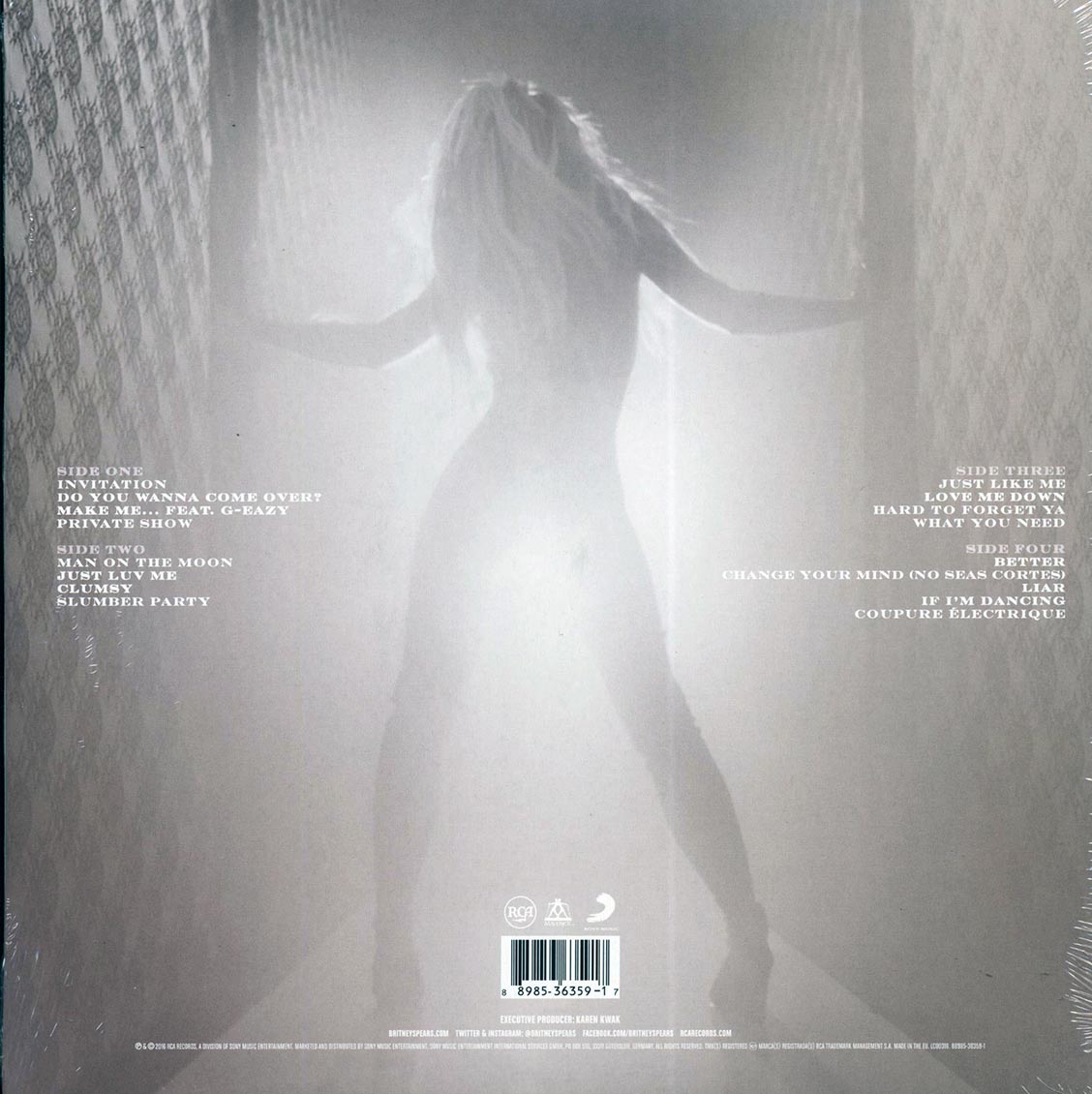 Britney Spears - Glory [2016 Deluxe Edition] [New Double Vinyl Record LP]