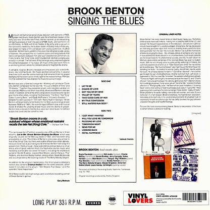 Brook Benton - Live to Me: Singing the Blues [2016 Remastered 180G] [New Vinyl Record LP]