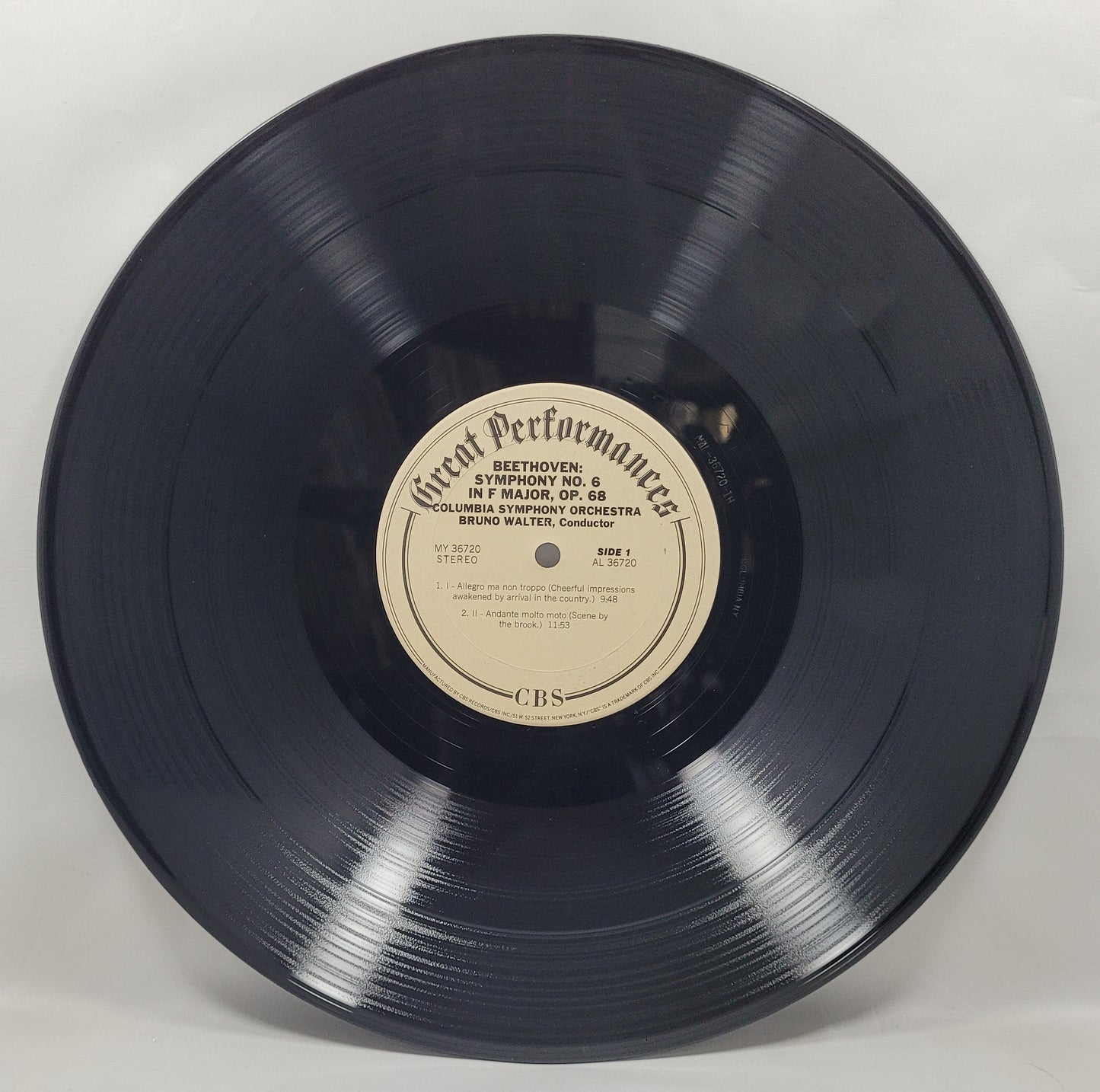 Bruno Walter - Beethoven Symphony No. 6 "Pastorale" [1981 Reissue] [Used Vinyl Record LP]