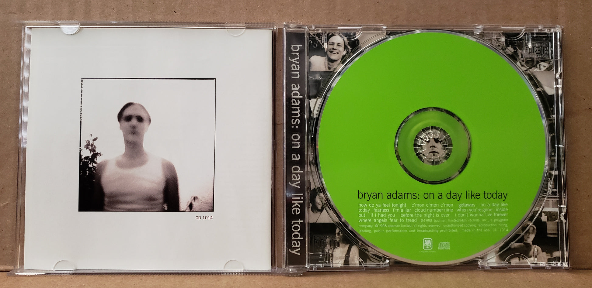 Bryan Adams - On a Day Like Today [1998 Club Edition] [Used CD]