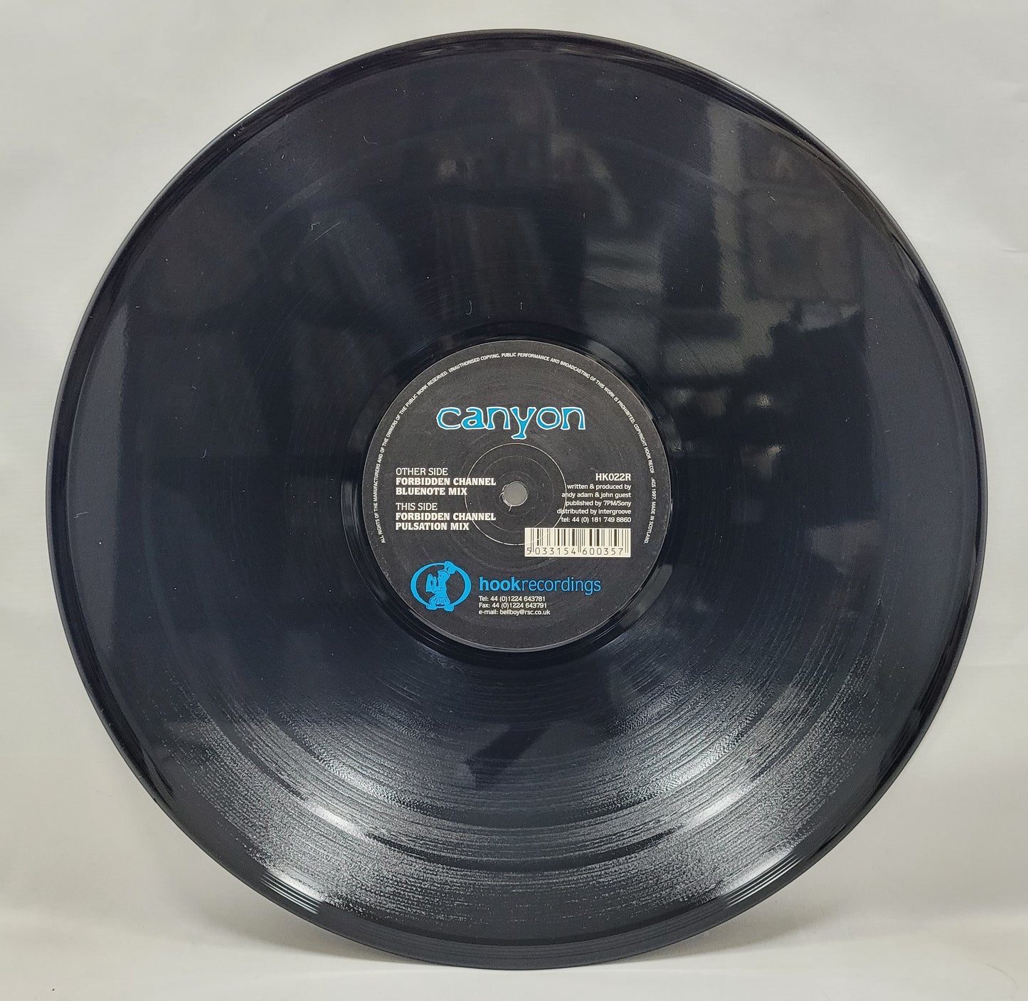 Canyon - Forbidden Channel [1997 UK] [Used Vinyl Record 12" Single]
