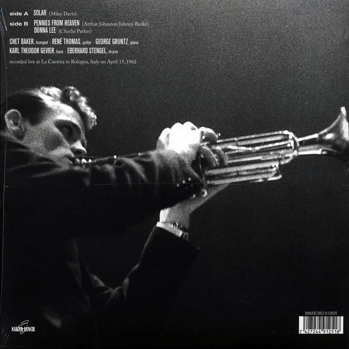 Chet Baker - Live in Bologna 1962 [2022 New Vinyl Record LP]