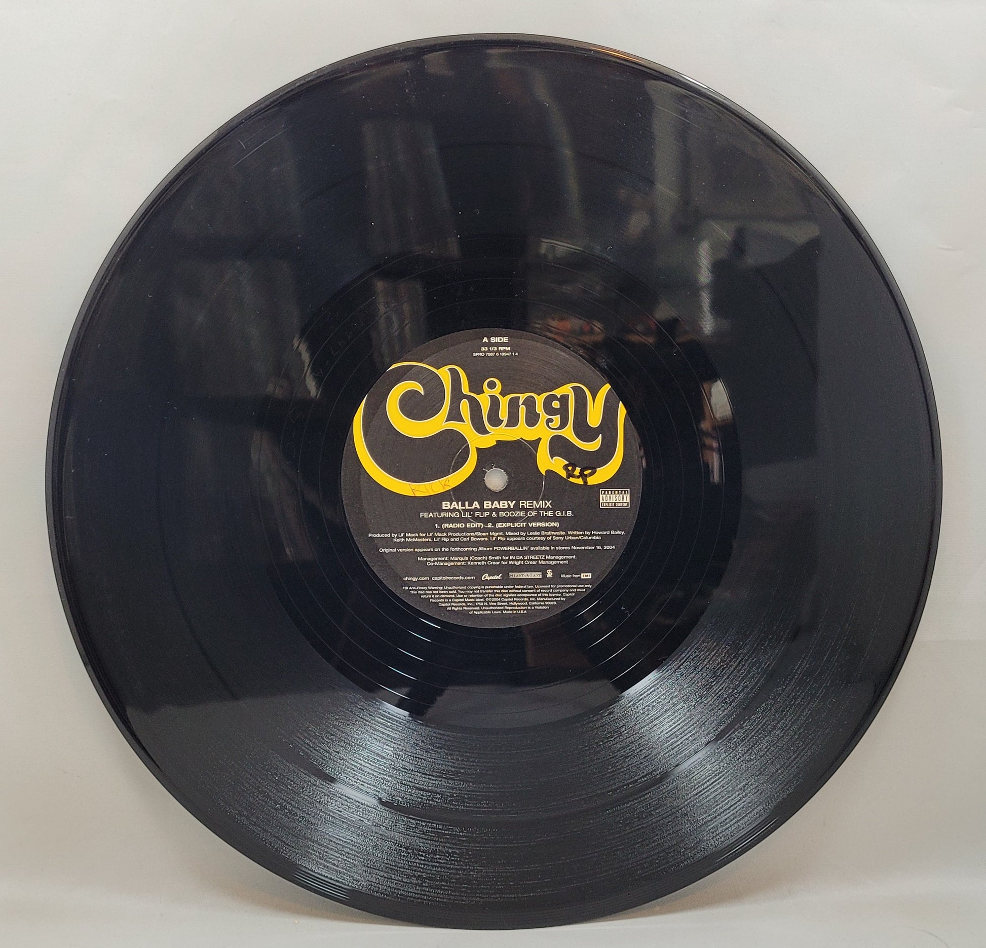 Chingy - Balla Baby (Remix) [2004 Promo] [Used Vinyl Record 12" Single]