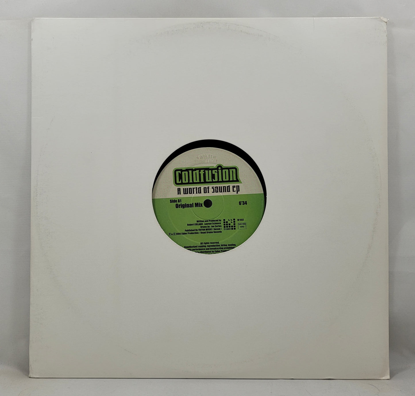 Coldfusion - A World of Sound EP [2004 Used Vinyl Record 12" Single]