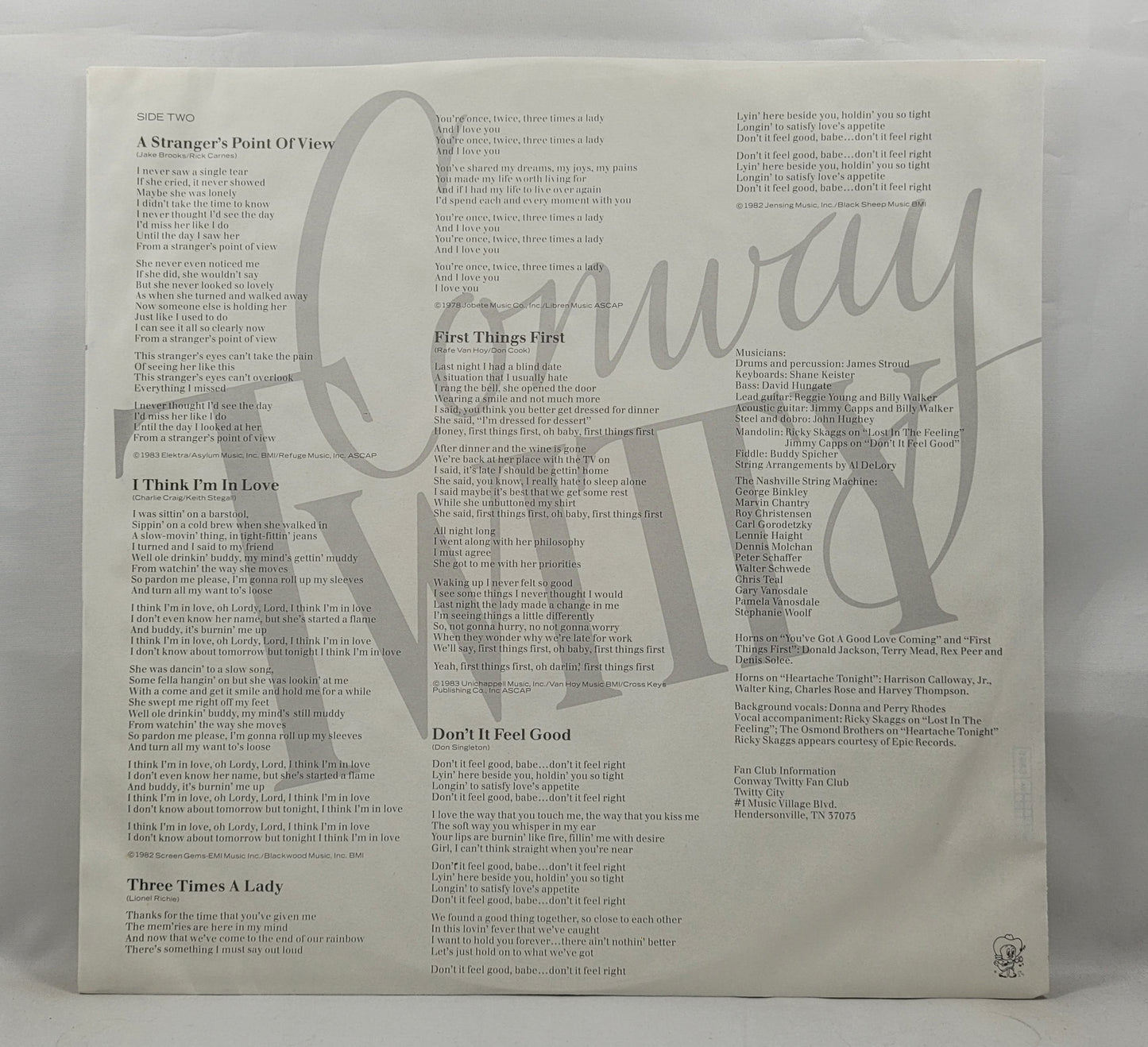 Conway Twitty - Lost in the Feeling [Vinyl Record LP]