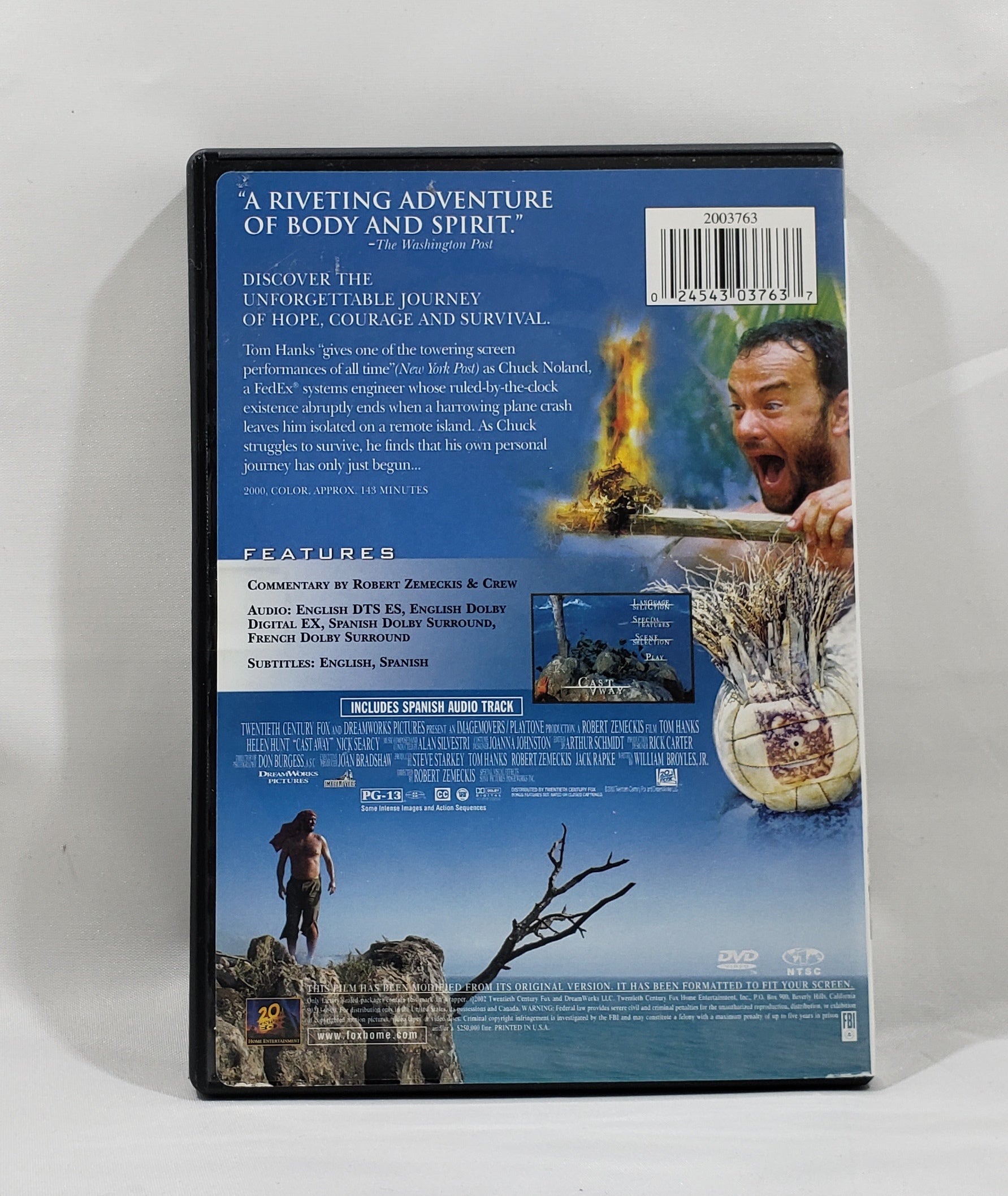 Cast Away [2006 Single Disc Version Full Screen Edition] [Used DVD