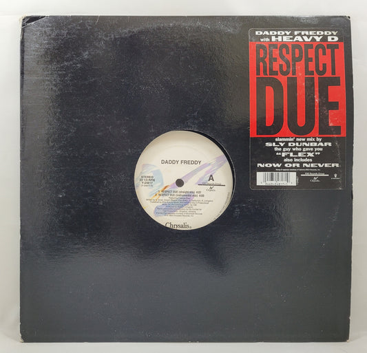 Daddy Freddy - Respect Due [1992 Used Vinyl Record 12" Single]