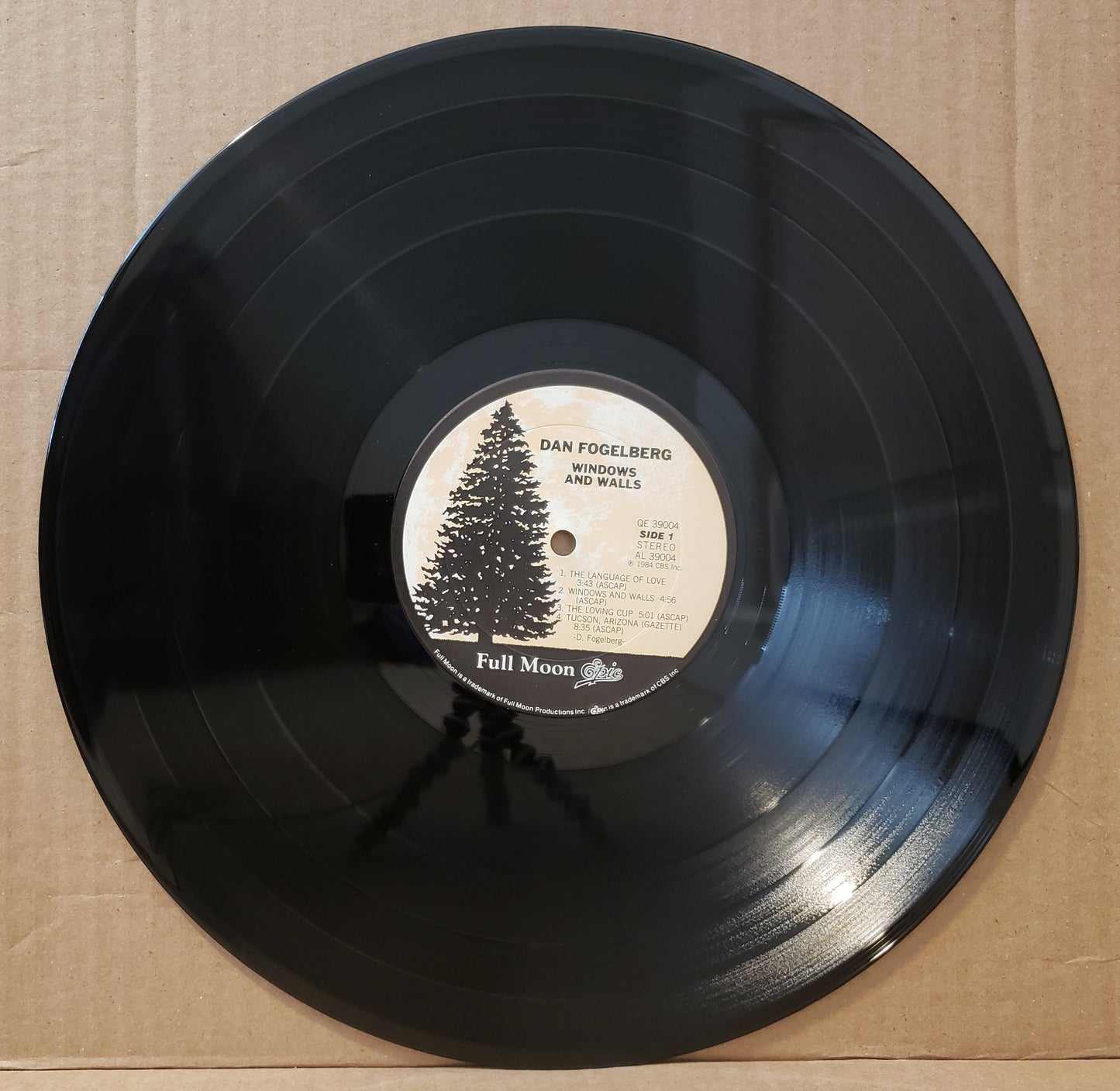 Dan Fogelberg - Windows and Walls [1984 Pitman] [Used Vinyl Record LP] [B]