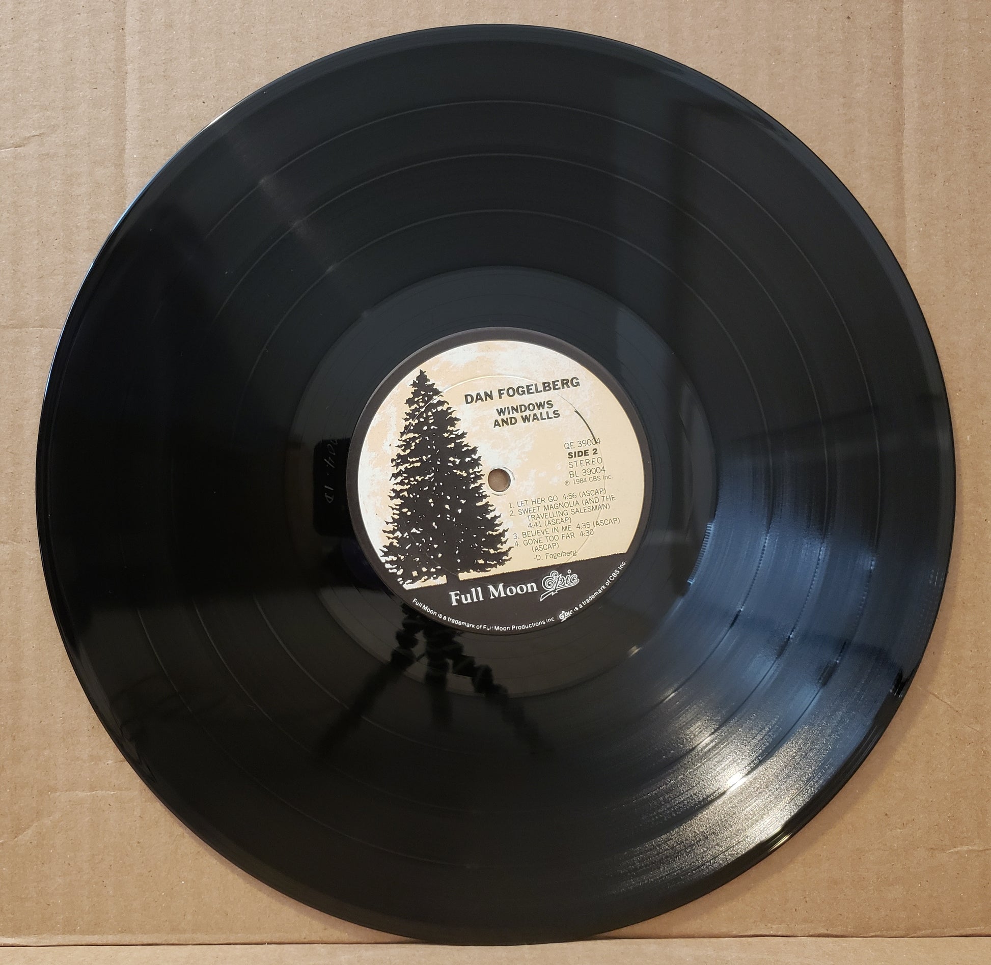 Dan Fogelberg - Windows and Walls [1984 Pitman] [Used Vinyl Record LP] [B]