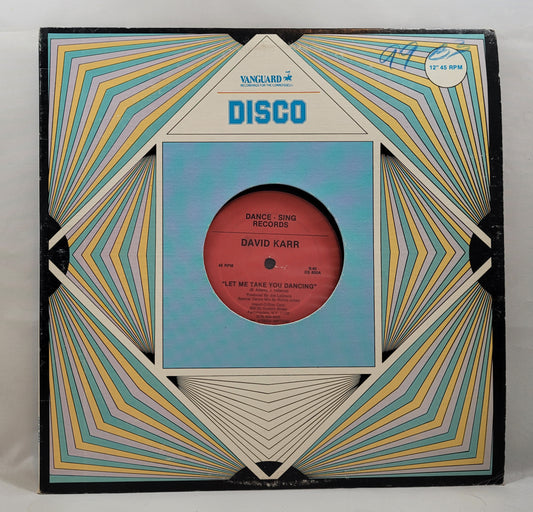 David Karr - Let Me Take You Dancing [1986 Used Vinyl Record 12" Single]