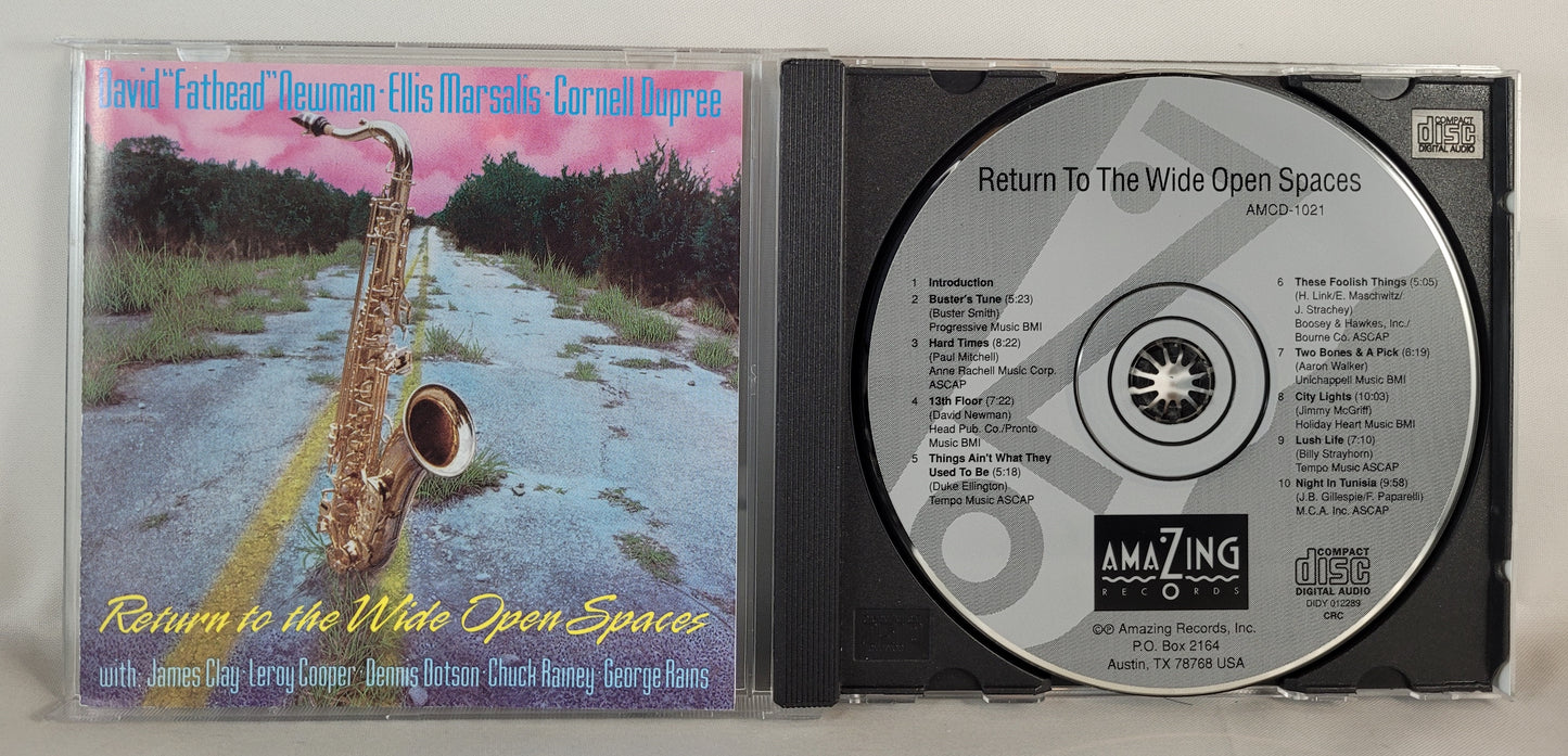 Newman, Marsalis, Dupree - Return to the Wide Open Spaces [CD]